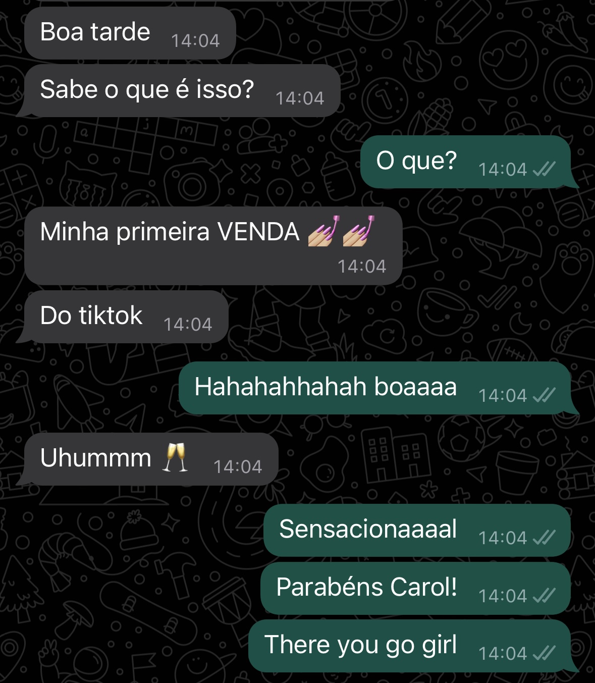 Depoimento de aluno
