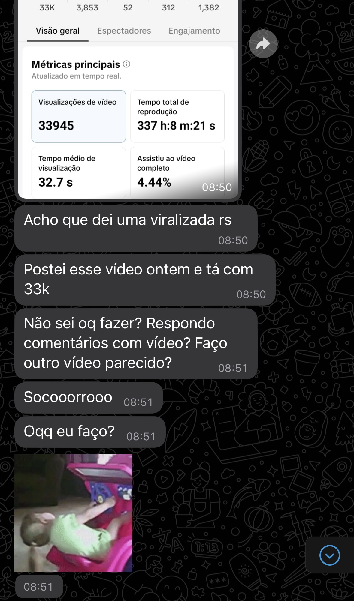 Depoimento de aluno
